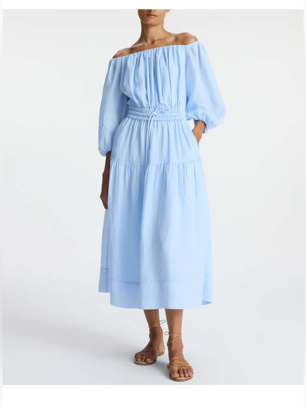 A.L.C Indy Dress in Sky Blue